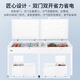 海尔（Haier）【PCM内胆】卧式冰柜600升以上大容量超低温冷藏冷冻一键切换冷柜深冷速冻海鲜茶叶雪柜 【白色 829L 】829HEZ丨-38度 丨电子温控
