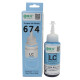 Songhui 674 Ink es adecuada para Epson Epson L1800 L805 L801 L850 1390 Suministro continuo R330 674 Rojo claro (la tinta fotográfica de alta calidad se puede mezclar con las originales sin bloquear)