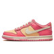 耐克（NIKE）DUNK LOW板鞋女鞋新款低帮透气磨防滑轻便运动休闲鞋 DH9765-200粉色 35.5