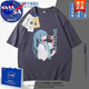 НАСА Об аниме-брендовом футболке Hatsune Miku Loose INS Пары с короткими рукавами милый универсальный хлопок для мужчин и женщин White-N1506-Hatine Miku 3XL (подлинное высокое качество)