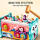 翎喏德国儿童玩具益智玩具1-3岁早教多功能打地鼠钓鱼敲琴9 绿【15合2】多功能六面体+蓝色蜜蜂打地鼠