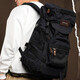 Trendy Generation Rucksack Herren großer Kapazitäts-Geschäftsreisen Casual Canvas Gepäck-Rucksack Multifunktion Tactical Mountaineering Reisetasche Khaki