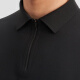 迪桑特（DESCENTE） DUALIS系列 都市通勤 男士 短袖POLO衫 BK-BLACK M (170/92A)