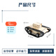 Forest Long Technology Small Production Infrared Remote Control Sitong Tank Diy Material Material Pack de matériaux Modèles militaires pour enfants Toys Infrarouge Télécommande Pack de matériaux de réservoir avant et arrière