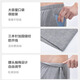 
JD.com pure cotton shorts antibacterial pajamas men's boxers home breathable summer casual men's loose aro pants black L