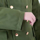 Bo Na Ling Green Military Coat Men's Winter Thickened and Long Security Coat Cold-proof Clothes Northeastern Old-fashioned Jacket Coat Military Green Coat