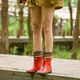 Very good (Jolly Walk) water shoes women's rain boots short tube rain boots waterproof rubber shoes waterproof non-slip student shoes fashion with saliva boots JW302 red 37