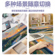 汝沁莲风景画系列鼠标垫超大号油画男女生宿舍桌工位办公电脑书桌垫键盘垫高颜值加厚锁边可定制防滑耐磨 12591风禾尽起 长800mmX宽400mmX厚3mm