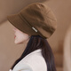 Jimmy Leaf 2025 Korean version of the new temperament duck tongue fashion simple splicing hat women's autumn and winter warm windproof basin hat beret black