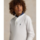 Polo Ralph Lauren Boys Classic Cotton Jersey Henry Shirt RL41762 100-blanc M