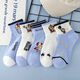 G.duck children's socks thin pure cotton short-tube cartoon Ultraman children's autumn and winter anti-odor student socks for large, medium and small children, 1 pair of each style, 10 pairs, 5-8 years old (recommended shoe size 26-32) M