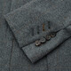 Baoxi Bird Business Casual Single West Coat Wool Formal Clothes West Men's Work Suit EBU227066U Light Silver Gray 44A