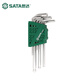 SATA 9-piece extended ball head hex wrench set 05567