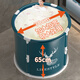 Jinhong bath bucket adult folding bath bucket folding bath tub household swimming pool adult children baby bath bucket artifact Elk first-built folding bucket classic 70cm