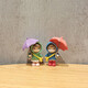 
Gelun Cute cartoon desktop character small ornaments creative office healing mini couple micro landscape decoration one-doll kitten combination