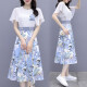 
Pure skirt summer chiffon dress 2023 summer new women's clothing temperament French slimming waist-hugging suit trend 9767 pink XL