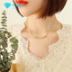 Xinheming's necklace to cover thyroid scars, DANKA, is an adjustable short neck chain that does not fade after surgery, a scar-covering clavicle chain