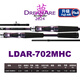 Lingfeng Luya Rod 24 Modelos Dream Los microobjetos a base de insectos de la barra lival de alto carbono de carbono se usan ampliamente para golpear el pozo negro de pesca y la pesca salvaje fina 2.13m 702mhc/mango de pistola dura mediana
