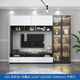 Armoire télévisée ouyakai simple moderne combinaison intégrée fond de pares mur haut salon léger affichage de luxe entoure