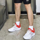 Nike (Nike) Herrenschuhe 2025 Neue Sommerquest 4 Low Top Light Casual Schuhe atmungsaktive gepolsterte Laufschuhe DA1105-100 White Red Quest 42