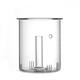
Zixi 1 glass tea leak glass lid inner liner teapot accessories can be used with pot lid cup lid gland filter tea leak PJ-105 straight PJ-11975 steaming and cooking integrated steaming part
