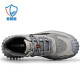 Blue Gull Shield labor protection shoes for men, breathable, ultra-light, comfortable, insulated, anti-smash, anti-stab, steel toe toe, wear-resistant, safety protection, construction site functional shoes, G style [breathable mesh] rubber sole, gray style 43