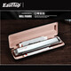 Oriental Ding Deutsch importiert Gong 28-lochen akzentuiert polyphonische # a/b/c/d/e/f/g # Flat Mundharmonica Performance Level B Tune Polyphonische Silber + Vollständige Geschenktüten