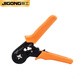 JiGong tubular terminal crimping pliers terminal clamp tube type pre-insulated wire nose self-adjusting crimping pliers needle type 4-sided type JGC8 6-4 (0.25-10 square)