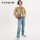 蔻驰（COACH）【品牌直供】女士小号蝴蝶结印花手提单肩斜挎包新月包CY733SVXI4