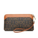 Crocodile shirt fashion women's clutch bag simple long coin purse women's bag birthday gift V2221-34 brown/camel