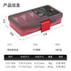 King Lure Bait Box Multifunctional Single and Double Layer Lure Bait Storage Box Multi-Gate Fishing Tackle Box Accessories Thickened Box Small 5-Gate - Black Cover Red Bottom