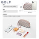 Golf Women's Clutch Mustmy, модная, простой ретро-печатный монетный кошелек 6,5-дюймовый пакетик мобильного телефона легкая женская сумочка дым порошкообразно