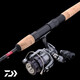 Daiwa Luya Pole Gerade Griff Griff Griff Einer Stab-Set Mikroobjekt weitreichendem Schuss Schwarz und Weiß gestreift Mandarin Fischereistange 702 mlfs/2,13 Meter gerade Griff mittelgroße Weichanpassung