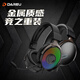 Daeryou EH722 Wired Gaming Headset Headset Laptop Desktop 7.1 Rauschreduzierung mit Mikrofon E-Sportler Lern ​​Internet Cafe Internet Cafe Headset Chicken Hörer-Sprachabwehrposition EH723 Schwarz (Single 3,5mm)