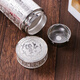 Zsr Baifu Silberbecher Sterling Silber Kowloon Thermometer versilbertes Inneres Boden Haus Umzug Neues Haus Geschenkatmosphäre Praktisches Geschenk Customized Double Color Baifu Silber Cup + Koffer + qualifizierte 350 ml