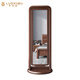 Rosimu Massivholz-Dressing Spiegel Ganzkörper Spiegel rotierender Kleiderbügel mit Spiegel integrierter Kleiderregal Dressing Spiegel Schrank Haushalt bodenstarke Spiegel Spiegel Spiegel 56*178 cm