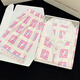 
Yipaila summer pajamas for women ice silk cute printed shorts shorts casual cardigan for best friend to wear home clothes suit YFY-9902# pink letter M [recommended 80-100Jin [Jin equals 0.5 kg]]