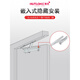 Hutlon Hutlon Hidden Door Näher nach versteckter hydraulischer Puffer Installation Feuertor Feder Haus Automatische Abschaltung GZ-3523 Hidden (willkürlicher Stopp) 65 kg