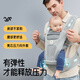 
Biweiya Dear baby waist stool front hug baby artifact baby strap liberate hands lightweight breathable all seasons black gradient