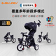 BABYJOEY British children's tricycle folding baby 1-5 years old stroller bicycle rider TT56 black