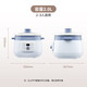 Tianji (TONZE) Electric Stew Pot, Soup Pot, Household Ceramic Fully Automatic Stew Pot, Porridge Cooking Artifact, Healthy Multifunctional Stew Pot, Blue 2-liter Electric Stew Pot DGDD23A20BMBW