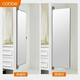 Cobbe-Dressing-Spiegel-Kleiderschrank voller Länge Spiegel versteckter Push-Pull-Spiegelspiegel-Spiegel Rotary-Ziehen eingebauter Schlafzimmer Klappermisch Spiegel 120*30 Explosionssicherer Flip-Typ] Für die Türöffnungs-Strangschranksgurme Spiegel in voller Länge