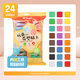 M&G antibacterial series bagged 24-color 4D ultra-light clay children's super colored clay plasticine clay kindergarten primary school students handmade diy toys birthday school gift
