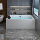 Okalen double baignoire maison acrylique indépendant de surf de surf de surface bulle constante température grande taille de bain personnalisé 1585 * 890 * 670 jupe bilatérale cylindre vide 0m