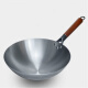 HYWLKJ ordinary cooking pot pure iron round bottom canteen 42 cm 32cm 36cm iron handle iron wok large spoon 31ml 12 thick aluminum parts diameter 30cm