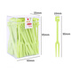 Home KATEI STORY Japanese disposable fruit fork set fruit pick children's food grade plastic double fork eating cake dessert small fork