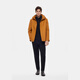 Aigle Aigao Herbst und Winter Mtd Winddicht regendicht und luftdurchlässiger Outdoor Outdoor Casual Stylish komfortable Baumwolljacke Männer Gewürze Gelb Ax671 M.