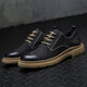 Tykt Work Schuhe Herren-Schnüre-up [Top-Layer Cowhide] lässige Lederschuhe Herren atmungsable Geschäft Herrenschuhe T56107 Brown 41