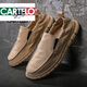 
CARTELO spring and summer men's shoes lazy cloth shoes men's versatile trendy canvas shoes lightweight soft sole one foot big size casual shoes men khaki 42