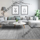 Shantoulin Village Teppich Schlafzimmer ist mit Teppichstil Teppich Wohnzimmer im Schlafzimmer Leichte Luxussofa Tee Teppich voller schwarz und grau moderner Nr. 3291 1 Stück 120*160 cm (+ Exquisite)